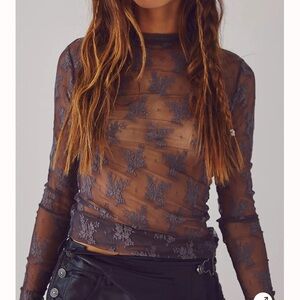 Free People Lace Top